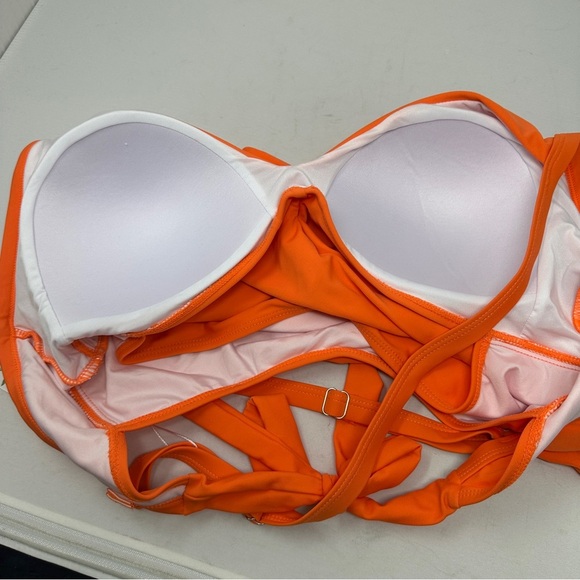 Eomenie Women One Piece Swimsuits Tummy Control Cutout High Waisted Size 2X NWT - Picture 8 of 15
